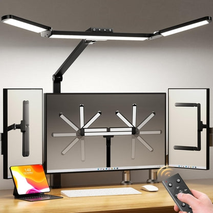 Lampe de Bureau LED Architecte à Pince | Télécommande & Personnalisation Absolue